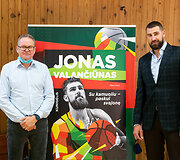 Linas Kunigėlis ir Jonas Valančiūnas