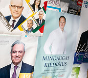 Rinkiminiai plakatai Molėtuose