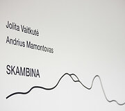 J.Vaitkutės ir A.Mamontovo kurtos instaliacijos &bdquo;Skambina&ldquo; atidarymas