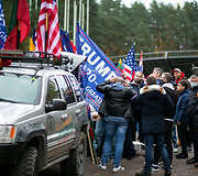 JAV prezidento Donaldo Trumpo palaikymo akcija Vilniuje