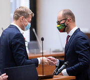 Remigijus &Scaron;ima&scaron;ius ir Tomas Gulbinas