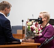 Remigijus &Scaron;ima&scaron;ius ir Rita Balčiūnienė
