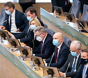 Seime vyksta LR Vyriausybės valanda