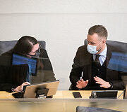 Evelina Dobrovolska ir Gabrielius Landsbergis