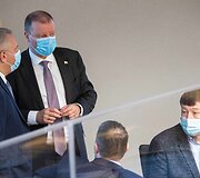 Vigilijus Jukna, Saulius Skvernelis, Valentinas Bukauskas