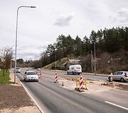 Kelio remontas Stepono Batoro gatvėje Vilniuje