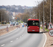 Kelio remontas Stepono Batoro gatvėje Vilniuje