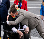 Monika O&scaron;mianskienė ir Tomas Vytautas Raskevičius