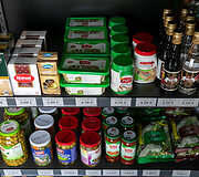 Rytieti&scaron;kų produktų lentyna