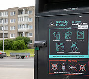 Tekstilės atliekų konteineris