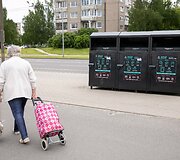 Tekstilės atliekų konteineris