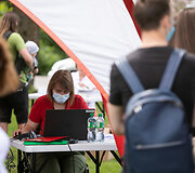 Masinė vakcinacija Lentvaryje