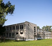 Mokykla Dieveni&scaron;kėse, kurioje planuojama apgyvendinti migrantus