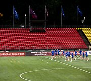 &Scaron;iaurės Airijos futbolo rinktinės treniruotė