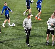 &Scaron;iaurės Airijos futbolo rinktinės treniruotė