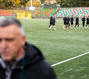 Lietuvos vyrų futbolo rinktinės treniruotė
