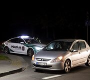Naktinis kelių policijos reidas Vilniuje