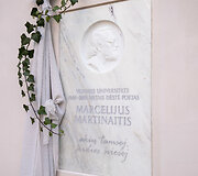 M.Martinaičiui skirtos atminimo lentos atidengimo &scaron;ventė