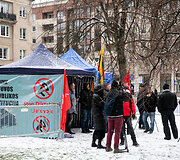 &bdquo;Lietuvos &scaron;eimų sąjūdžio&ldquo; protesto akcija prie Seimo