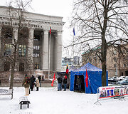 &bdquo;Lietuvos &scaron;eimų sąjūdžio&ldquo; protesto akcija prie Seimo