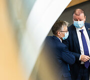 Julius Sabatauskas ir Saulius Skvernelis