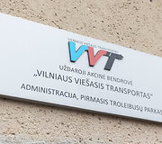 Akcija skirta Vilniaus vie&scaron;ojo transporto darbuotojams ir jų reikalavimams palaikyti