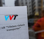 Akcija skirta Vilniaus vie&scaron;ojo transporto darbuotojams ir jų reikalavimams palaikyti