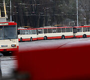 Akcija skirta Vilniaus vie&scaron;ojo transporto darbuotojams ir jų reikalavimams palaikyti