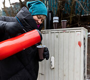 Piketas prie koncerno &bdquo;Achemos grupė&ldquo; būstinės