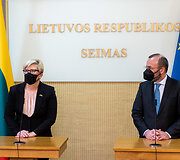 Ingrida &Scaron;imonytė ir Manfredas Weberis