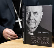 Kardinolo Sigito Tamkevičiaus knygos &bdquo;Priespaudos kovos ir nelaisvės metai&ldquo; pristatymas