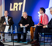 Kęstutis Girnius, Vytautas Landsbergis, Matas Baltrukevičius, Justinas Žilinskas