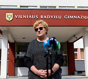Mokyklos atstovės komentaras apie moksleivio &scaron;audymą Vilniaus Radvilų gimnazijoje