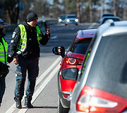 Rytinis kelių policijos reidas Ei&scaron;i&scaron;kių plente