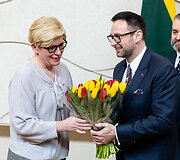 Ingrida &Scaron;imonytė ir Danielis Obajtekas