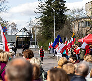 Vilniaus kra&scaron;to lenkų protesto akcija lenkų mokykloms apginti