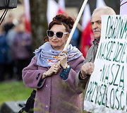 Vilniaus kra&scaron;to lenkų protesto akcija lenkų mokykloms apginti