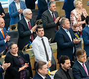 Ukrainos Auk&scaron;čiausiosios Rados Pirmininko pavaduotojos O.Kondratiuk kalba Seime