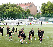 Lietuvos futbolo rinktinės treniruotė