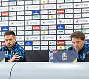 Liuksemburgo futbolo rinktinės spaudos konferencija