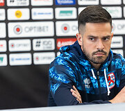 Liuksemburgo futbolo rinktinės spaudos konferencija
