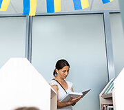 Vilniaus centrinėje bibliotekoje atidaryta ukrainiečių literatūros lentynėlė