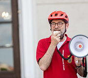 Dviračių mylėtojų &scaron;ventės &bdquo;Tour de Vilnius&ldquo; startas