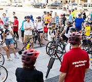 Dviračių mylėtojų &scaron;ventės &bdquo;Tour de Vilnius&ldquo; startas