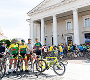Dviračių mylėtojų &scaron;ventės &bdquo;Tour de Vilnius&ldquo; startas