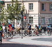 Dviračių mylėtojų &scaron;ventės &bdquo;Tour de Vilnius&ldquo; startas