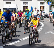 Dviračių mylėtojų &scaron;ventės &bdquo;Tour de Vilnius&ldquo; startas
