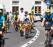 Dviračių mylėtojų &scaron;ventės &bdquo;Tour de Vilnius&ldquo; startas