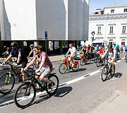 Dviračių mylėtojų &scaron;ventės &bdquo;Tour de Vilnius&ldquo; startas