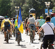 Dviračių mylėtojų &scaron;ventės &bdquo;Tour de Vilnius&ldquo; startas